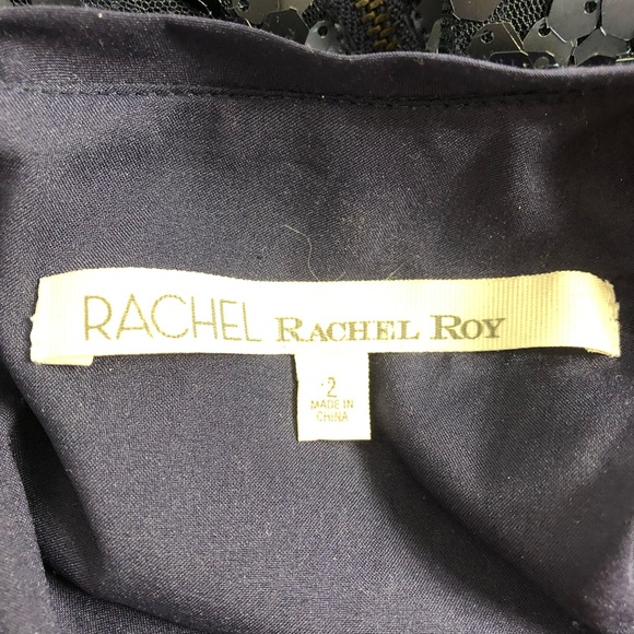 Rachel Rachel Roy Liza Blue Sequin Mini Dress 2 - Picture 3 of 8